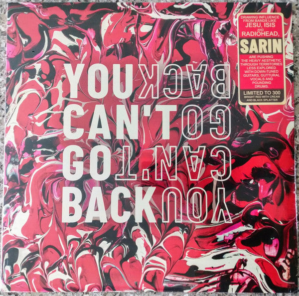 Sarin (10) : You Can't Go Back (LP, Album, Ltd, Red)
