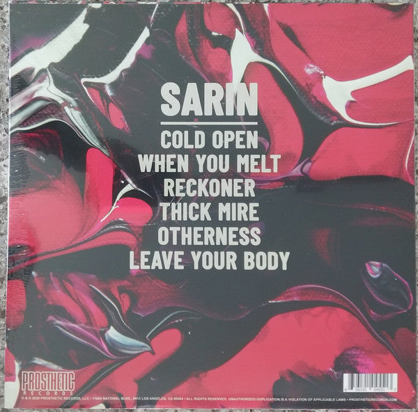 Sarin (10) : You Can't Go Back (LP, Album, Ltd, Red)