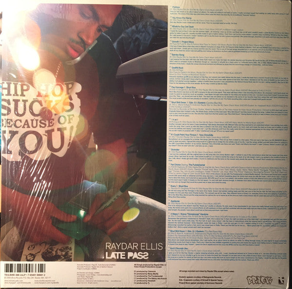 Raydar Ellis : Late Pass (2xLP)