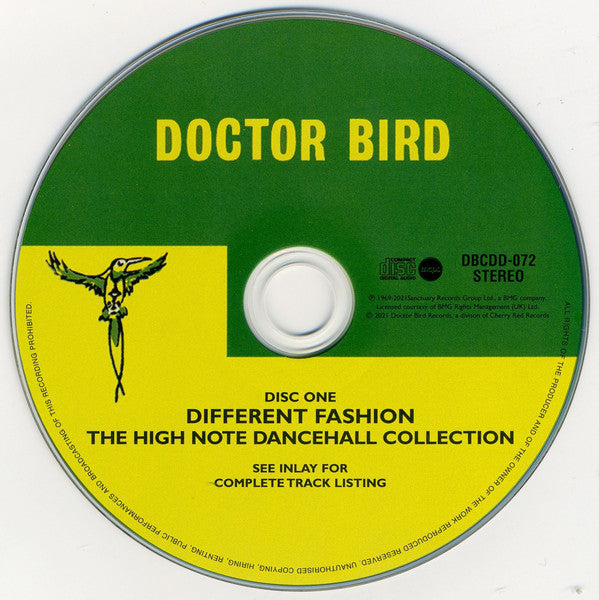 Various : Different Fashion (The High Note Dancehall Collection) (2xCD, Comp)