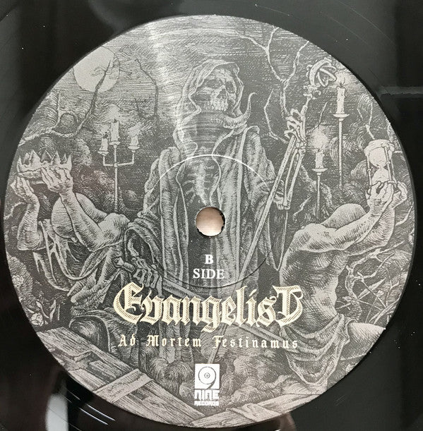 Evangelist (2) : Ad Mortem Festinamus (12", MiniAlbum, Ltd)
