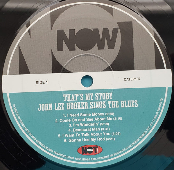John Lee Hooker : That's My Story John Lee Hooker Sings The Blues (LP, Album, RE)