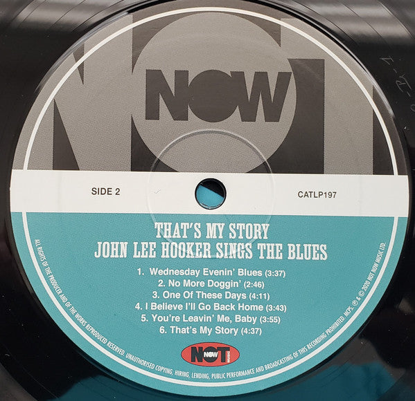 John Lee Hooker : That's My Story John Lee Hooker Sings The Blues (LP, Album, RE)