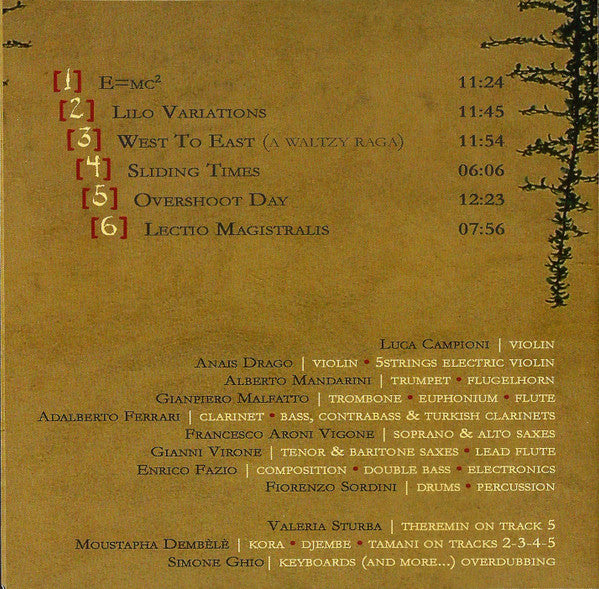 Enrico Fazio Critical Mass : Wabi Sabi (CD, Album)