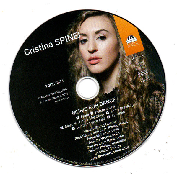 Cristina Spinei - Voxare String Quartet, Pala Garcia, Joan Plana, Amanda Verner, Aleisha Verner, Sarighani Reist, Colleen Phelps, St. Michel Strings, Jose Serebrier : Music For Dance (CD, Album)