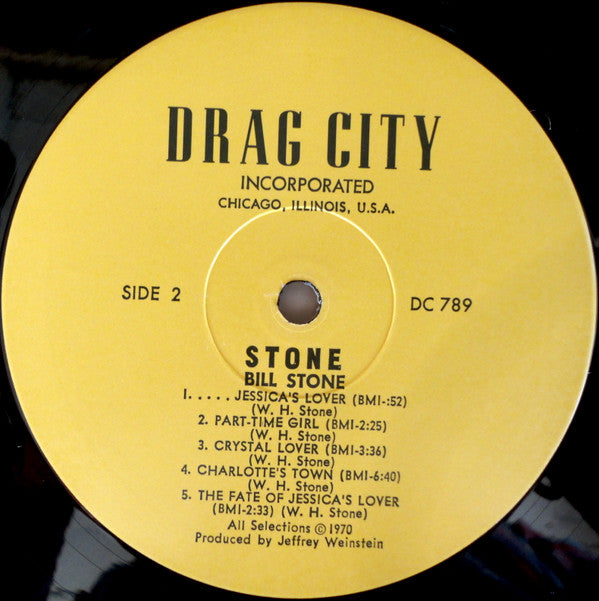 Bill Stone (10) : Stone (LP, Album, RE)