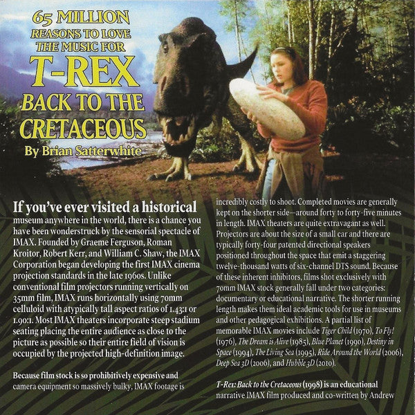 William Ross : T-Rex Back to the Cretaceous (CD, Album, Ltd)