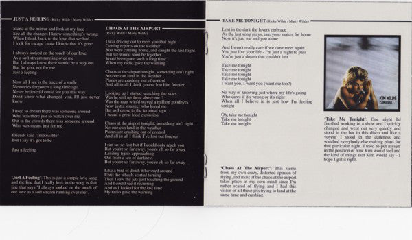Kim Wilde : Select (CD, Album, RE, Son)
