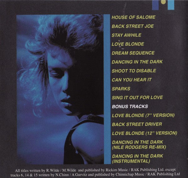 Kim Wilde : Catch As Catch Can (CD, Album, RE)