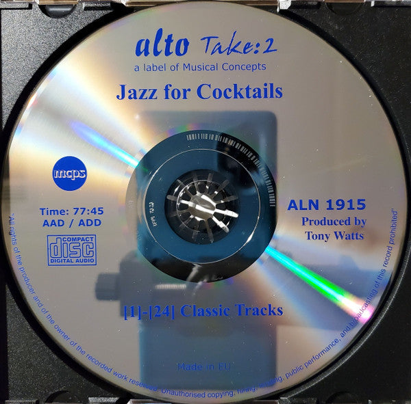 Various : Jazz For Cocktails (CD, Album, Comp)
