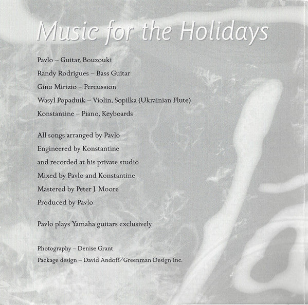 Pavlo : Frostbite - Music for the Holidays (CD, Album)