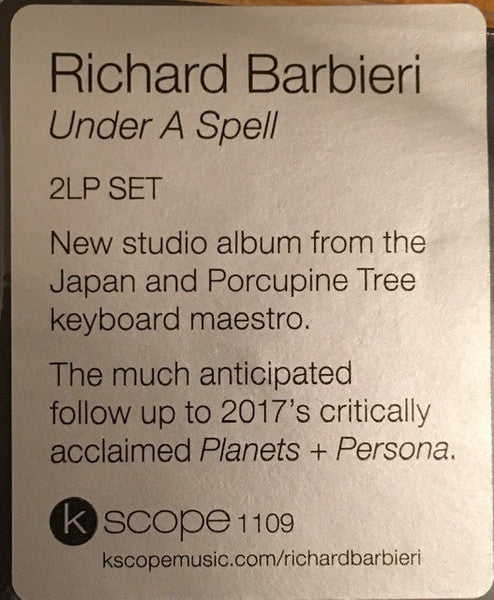 Richard Barbieri : Under A Spell (2xLP, Album)