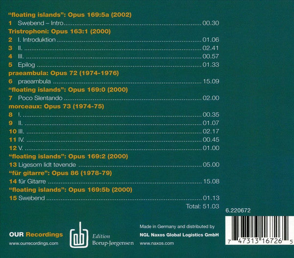 Axel Borup-Jørgensen - Frederik Munk Larsen : Floating Islands (SACD, Hybrid, Multichannel, Album)