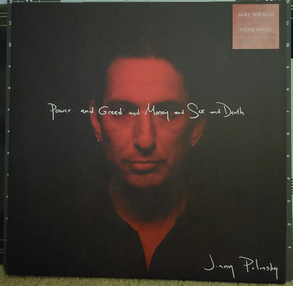 Jonny Polonsky : Power and Greed and Money and Sex and Death (LP, Album, Red)