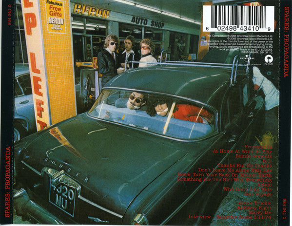 Sparks : Propaganda (CD, Album, RE, RM)