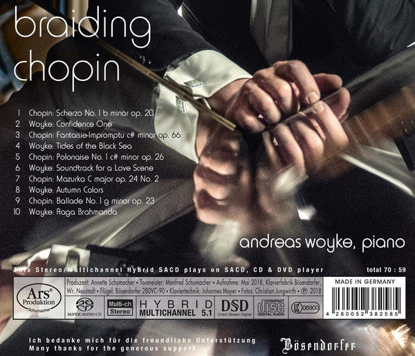 Andreas Woyke : Braiding Chopin (CD, Album)
