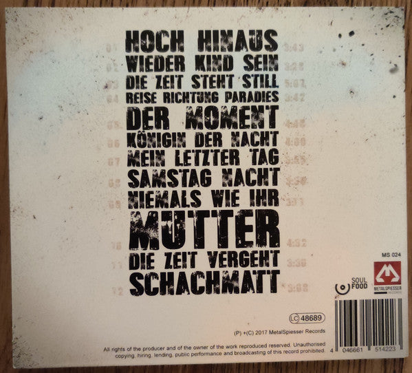 Unbelehrt : Narben Der Zeit (CD, Album, Dig)