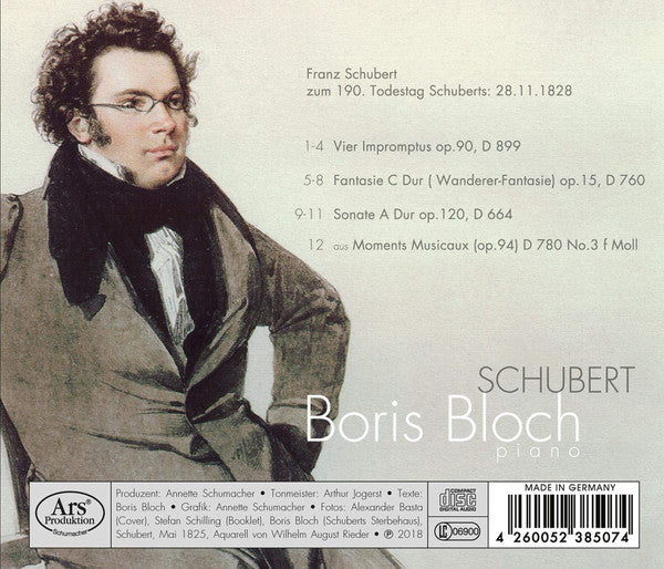 Boris Bloch, Schubert* : Piano Works 7 (CD, Album)