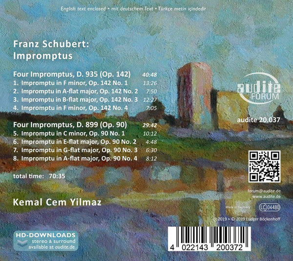 Franz Schubert, Kemal Cem Yilmaz : Impromptus (CD, Album)