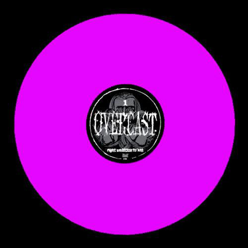 Overcast (3) : Fight Ambition To Kill (LP, Album, Pur)