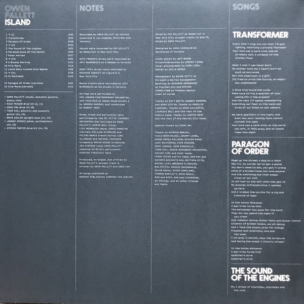 Owen Pallett : Island (2xLP, Album)