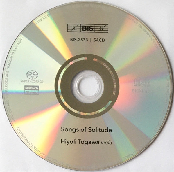 Hiyoli Togawa : Songs Of Solitude (SACD, Hybrid, Multichannel, Album)