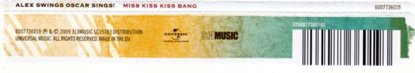 Alex Swings Oscar Sings! : Miss Kiss Kiss Bang (CD, Single)