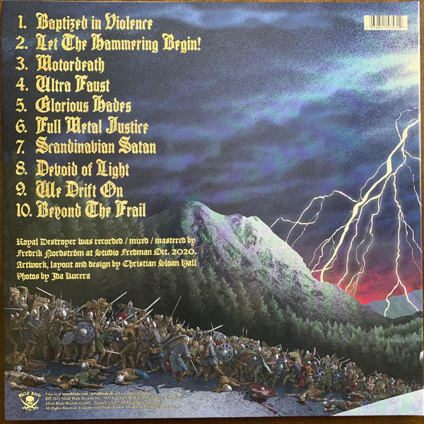The Crown : Royal Destroyer (LP, Album, Ltd, Vio)
