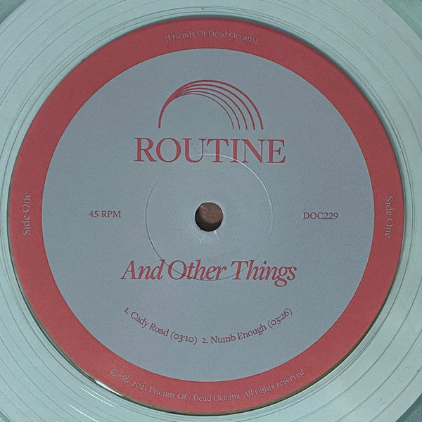 Routine (8) : And Other Things (12", EP, Ltd, Cok)