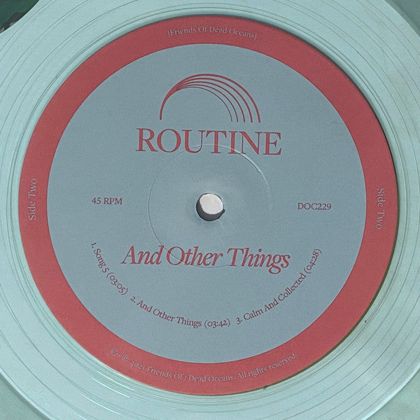 Routine (8) : And Other Things (12", EP, Ltd, Cok)