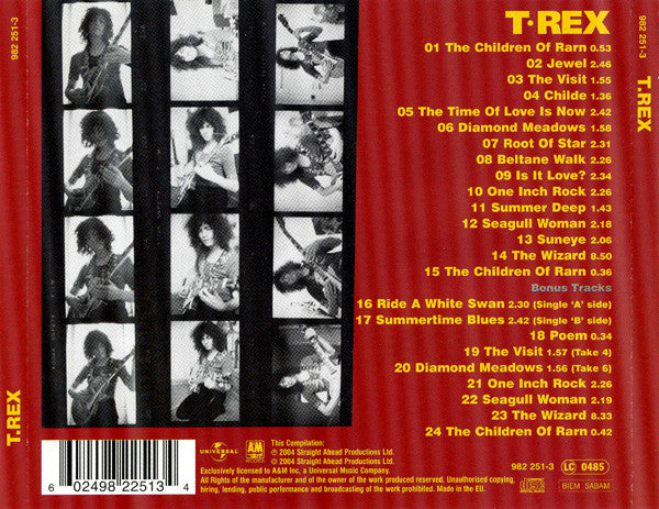 T. Rex : T. Rex (Expanded Edition) (CD, Album, RE, RM)