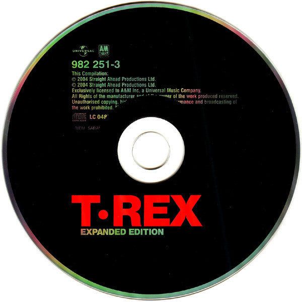 T. Rex : T. Rex (Expanded Edition) (CD, Album, RE, RM)