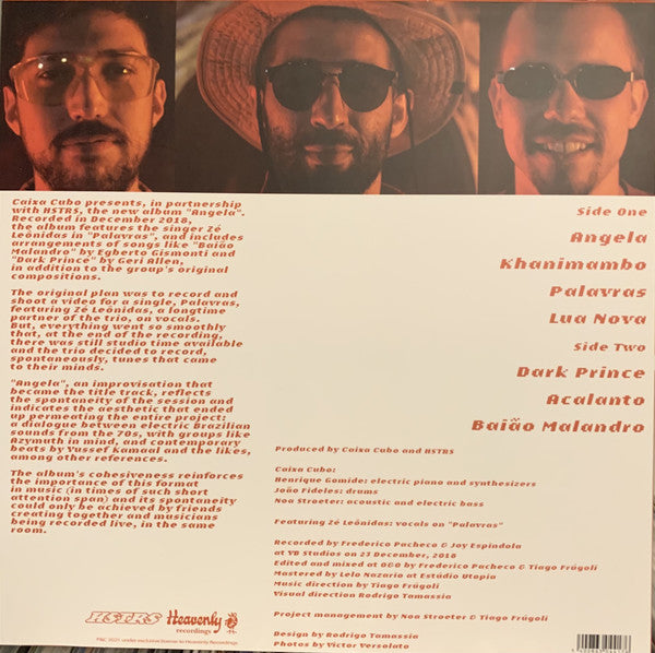 Caixa Cubo Trio : Angela (LP, Album, Ltd)