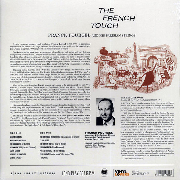 Franck Pourcel And His French Strings : The French Touch (LP, Ltd, RE, 180)