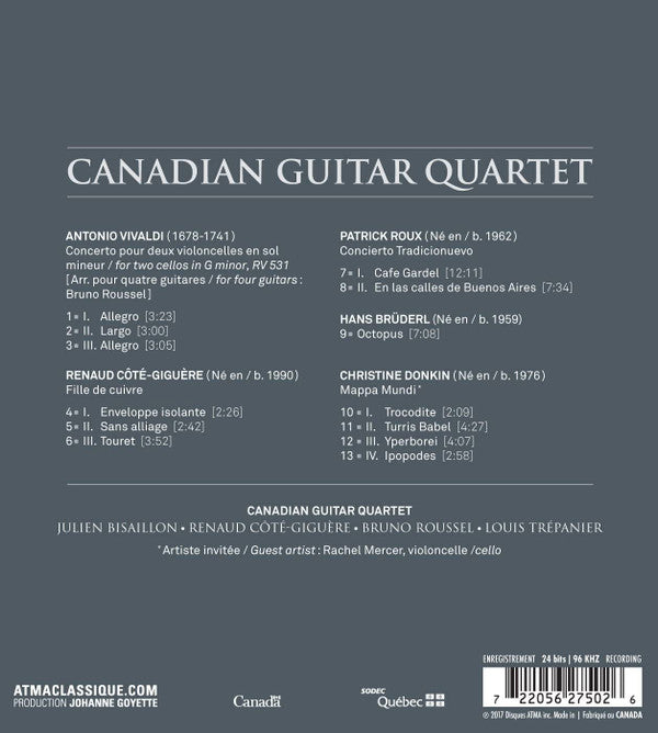 Canadian Guitar Quartet : Mappa Mundi (CD, Album)
