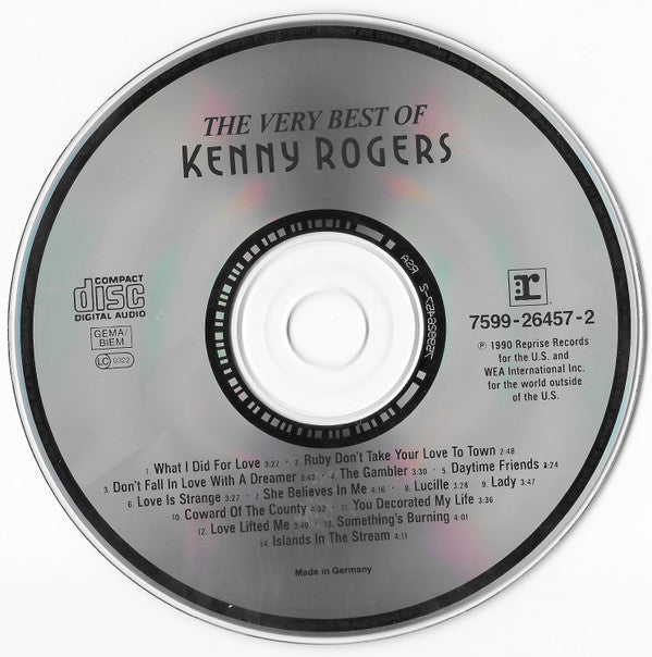 Kenny Rogers : The Very Best Of Kenny Rogers (CD, Album, Comp)