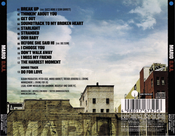 Mario : D.N.A. (CD, Album)