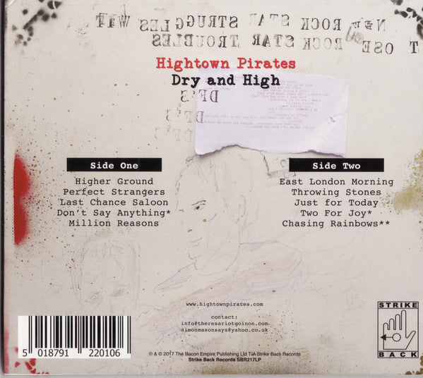 Hightown Pirates : Dry And High (CD, Album)