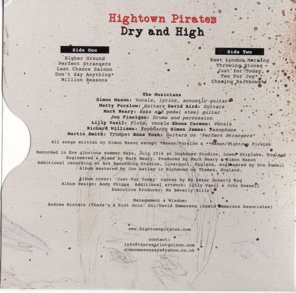 Hightown Pirates : Dry And High (CD, Album)