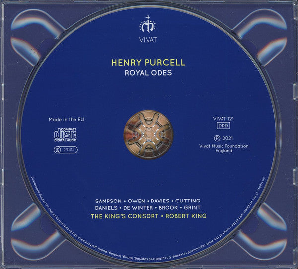 Henry Purcell - The King's Consort, Robert King (9) : Royal Odes (CD, Album)