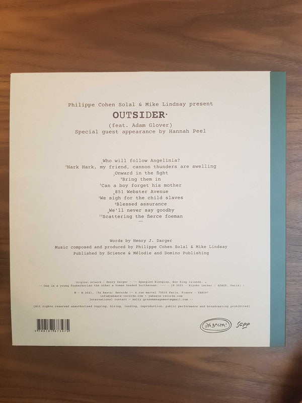 Philippe Cohen & Mike Lindsay : Outsider (LP, Album)