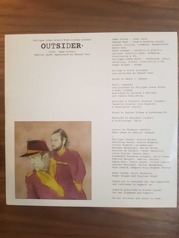 Philippe Cohen & Mike Lindsay : Outsider (LP, Album)