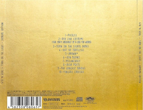 4th 'N Goal : Turn On The Light (Supreme Edition) (CD, Album)