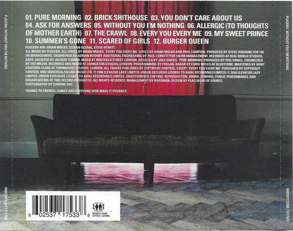 Placebo : Without You I'm Nothing (CD, Album, RE)