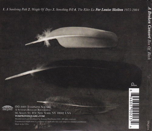 A Broken Consort : Box Of Birch (CD, Album, RE, RM)