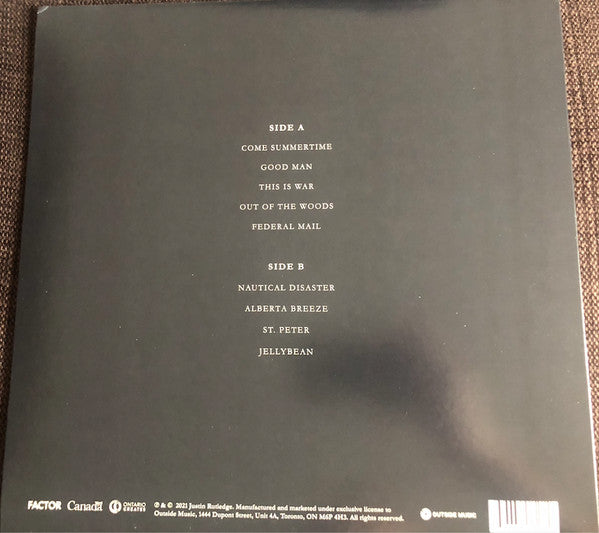 Justin Rutledge : Islands (LP, Album, Whi)