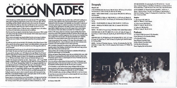 In The Colonnades : In The Colonnades (CDr, RE)