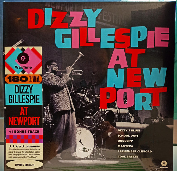 Dizzy Gillespie : At Newport (LP, Album, Ltd, RE)