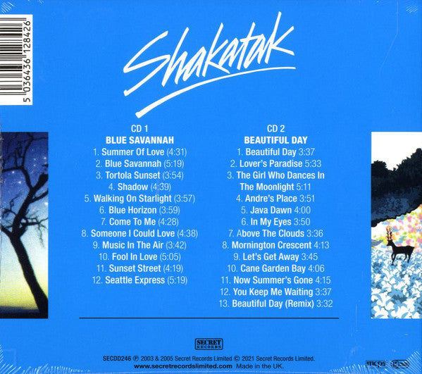 Shakatak : Blue Savannah / Beautiful Day (CD, Album, RE + CD, Album, RE + Comp)