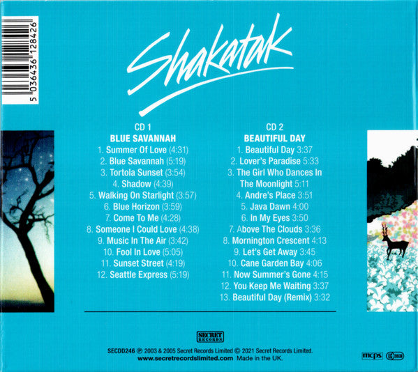Shakatak : Blue Savannah / Beautiful Day (CD, Album, RE + CD, Album, RE + Comp)